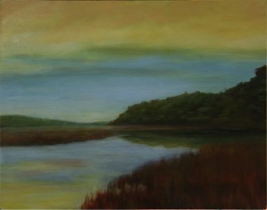 Warmth Before Dusk - Original oil painting by Isabelle Griesmyer